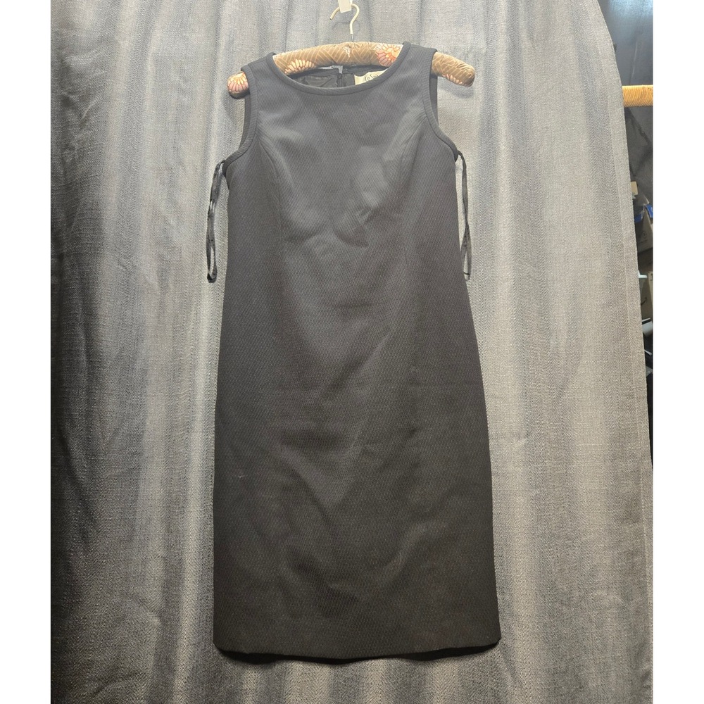 Le Suit‎ Sleeveless Sheath Dress Career Office Little Black Dress LBD Size 4